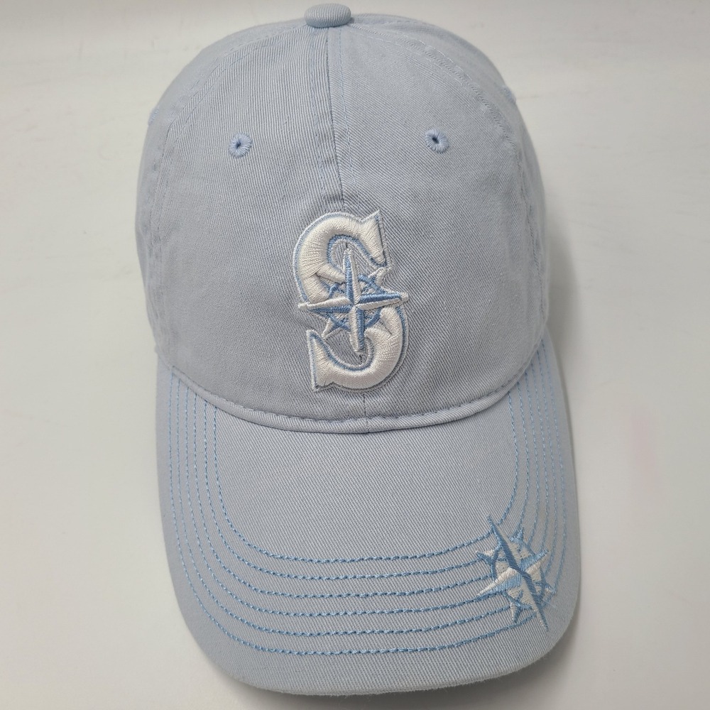 Women Seattle Mariners Hat Adjustable Melonwear Blue White MLB Emerald Queen SGA
